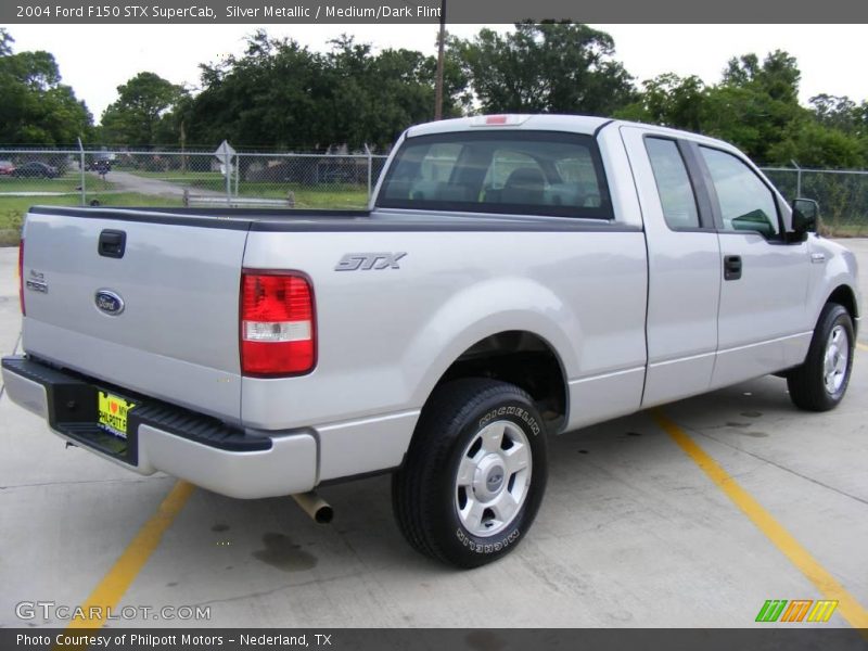 Silver Metallic / Medium/Dark Flint 2004 Ford F150 STX SuperCab