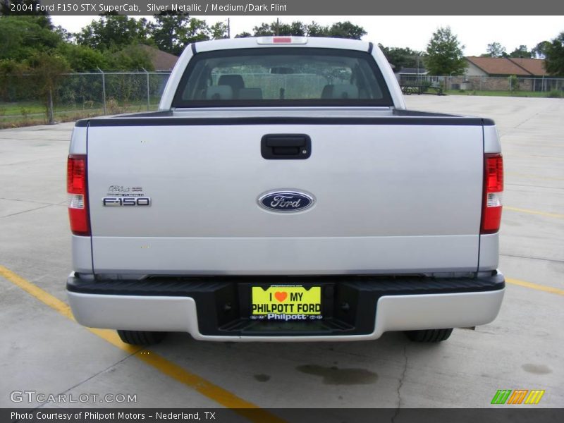 Silver Metallic / Medium/Dark Flint 2004 Ford F150 STX SuperCab