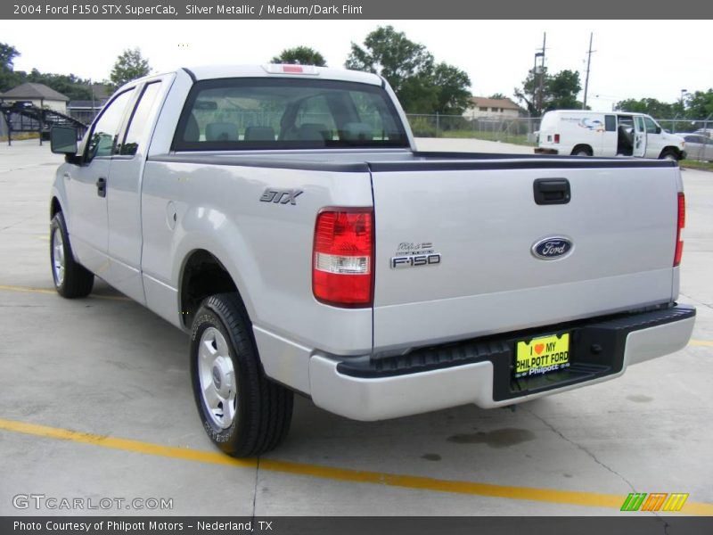 Silver Metallic / Medium/Dark Flint 2004 Ford F150 STX SuperCab