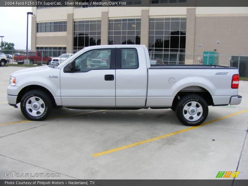 Silver Metallic / Medium/Dark Flint 2004 Ford F150 STX SuperCab