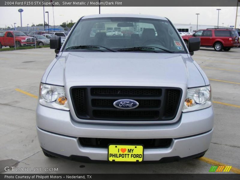 Silver Metallic / Medium/Dark Flint 2004 Ford F150 STX SuperCab