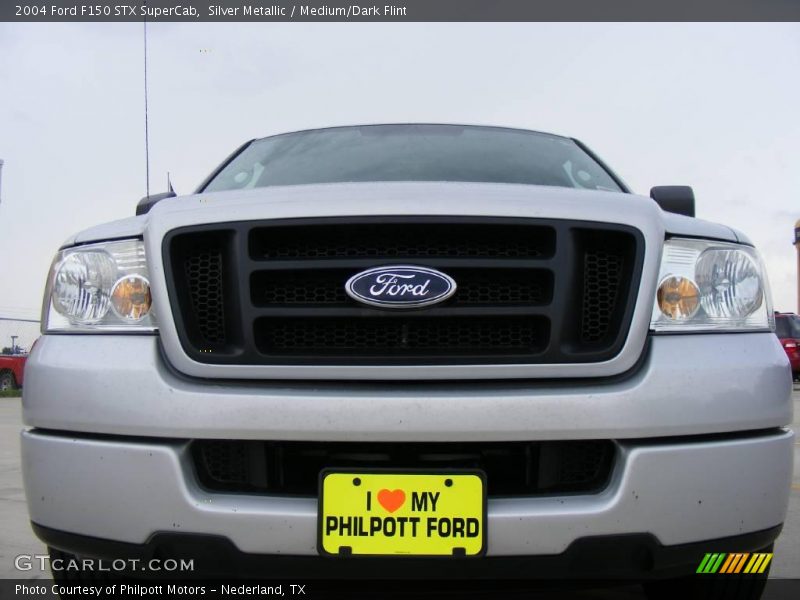 Silver Metallic / Medium/Dark Flint 2004 Ford F150 STX SuperCab