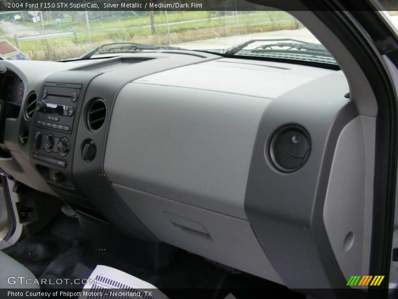 Silver Metallic / Medium/Dark Flint 2004 Ford F150 STX SuperCab