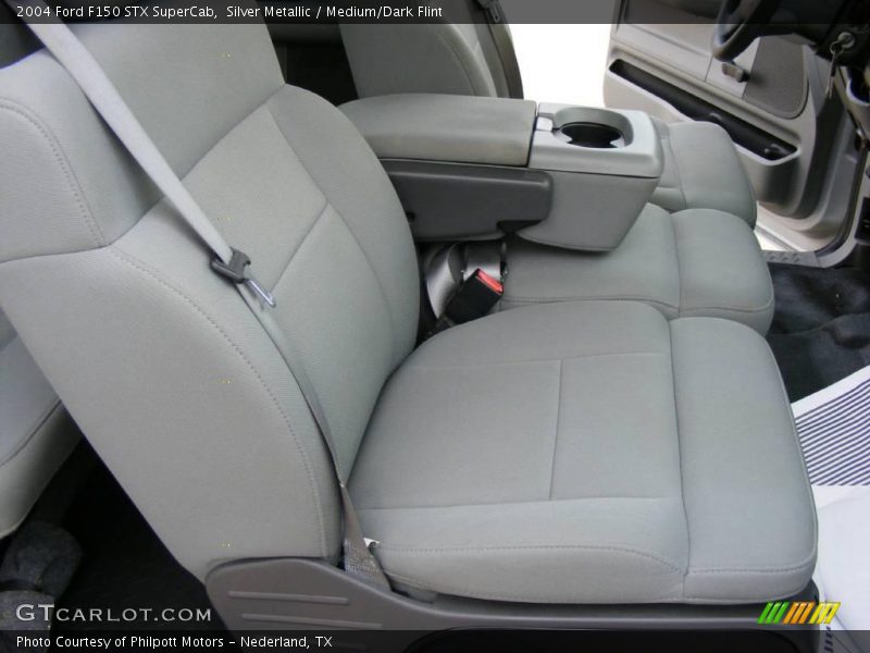 Silver Metallic / Medium/Dark Flint 2004 Ford F150 STX SuperCab