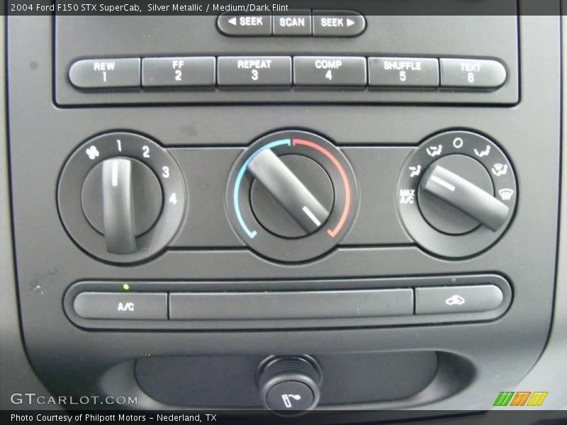 Silver Metallic / Medium/Dark Flint 2004 Ford F150 STX SuperCab