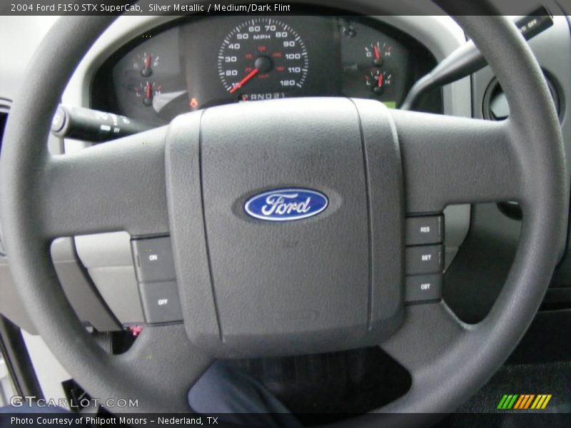 Silver Metallic / Medium/Dark Flint 2004 Ford F150 STX SuperCab