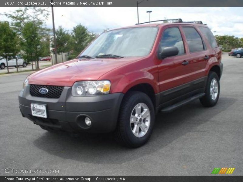 Redfire Metallic / Medium/Dark Flint 2007 Ford Escape XLT