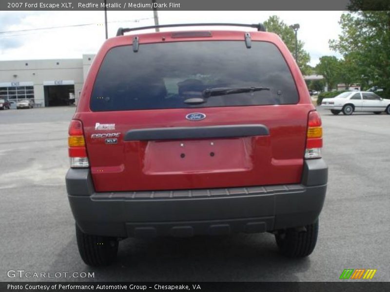 Redfire Metallic / Medium/Dark Flint 2007 Ford Escape XLT