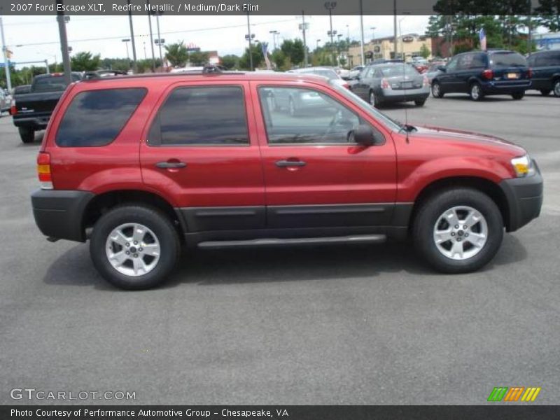 Redfire Metallic / Medium/Dark Flint 2007 Ford Escape XLT
