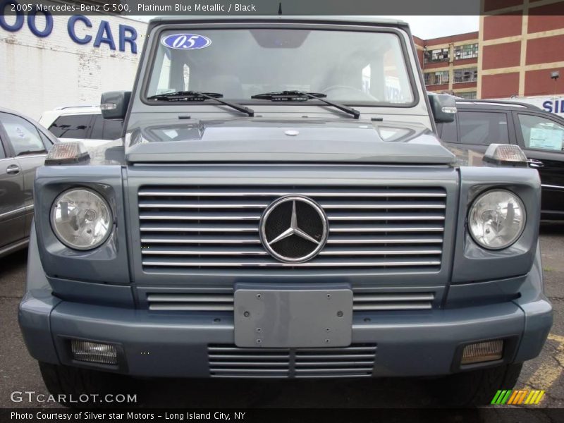 Platinum Blue Metallic / Black 2005 Mercedes-Benz G 500