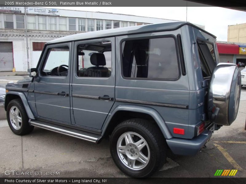 Platinum Blue Metallic / Black 2005 Mercedes-Benz G 500
