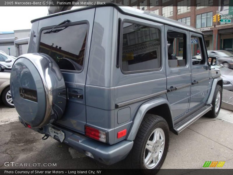 Platinum Blue Metallic / Black 2005 Mercedes-Benz G 500