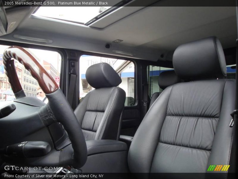 Platinum Blue Metallic / Black 2005 Mercedes-Benz G 500