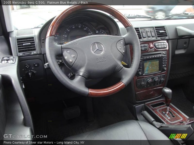 Platinum Blue Metallic / Black 2005 Mercedes-Benz G 500
