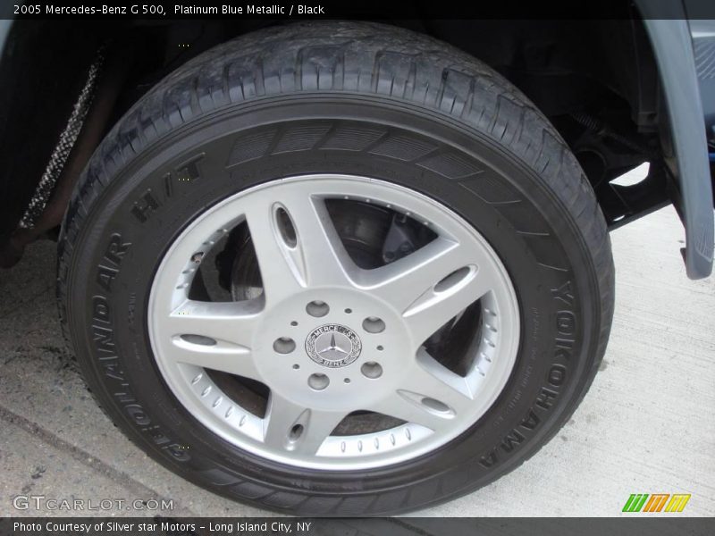 Platinum Blue Metallic / Black 2005 Mercedes-Benz G 500