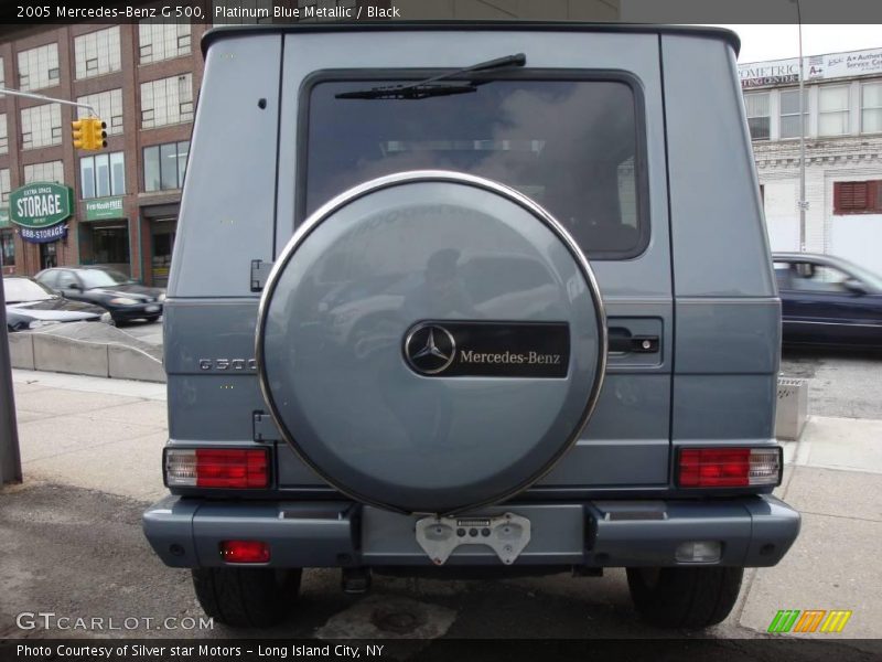 Platinum Blue Metallic / Black 2005 Mercedes-Benz G 500