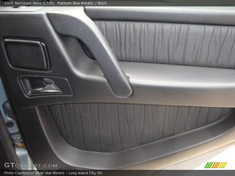 Platinum Blue Metallic / Black 2005 Mercedes-Benz G 500