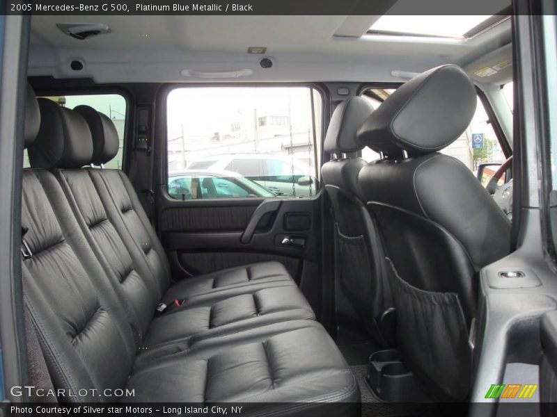 Platinum Blue Metallic / Black 2005 Mercedes-Benz G 500