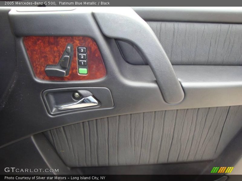Platinum Blue Metallic / Black 2005 Mercedes-Benz G 500