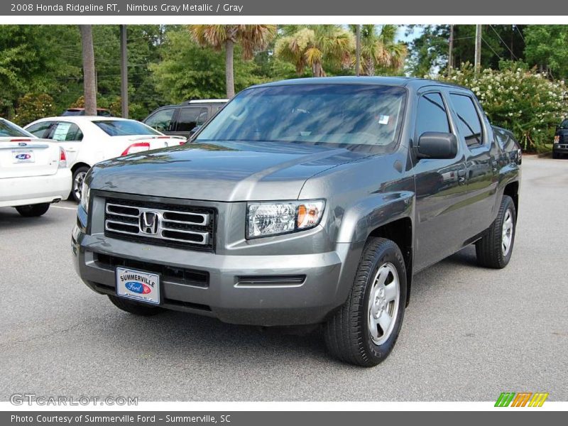 Nimbus Gray Metallic / Gray 2008 Honda Ridgeline RT