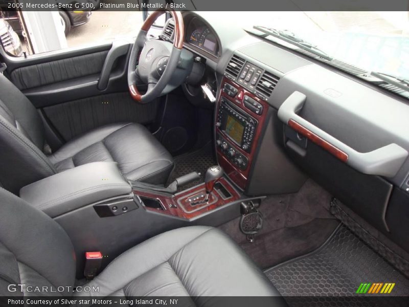 Platinum Blue Metallic / Black 2005 Mercedes-Benz G 500