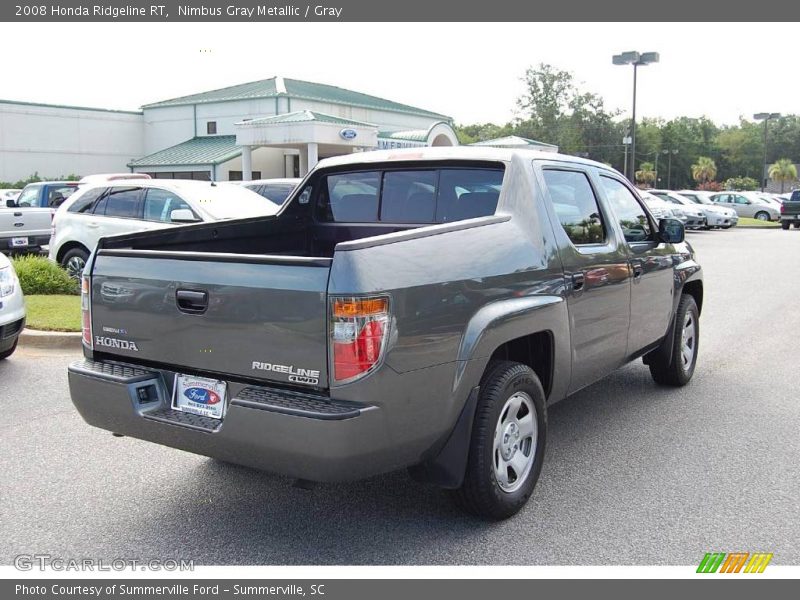 Nimbus Gray Metallic / Gray 2008 Honda Ridgeline RT