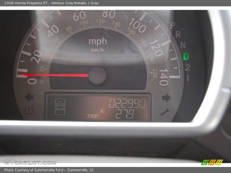 Nimbus Gray Metallic / Gray 2008 Honda Ridgeline RT