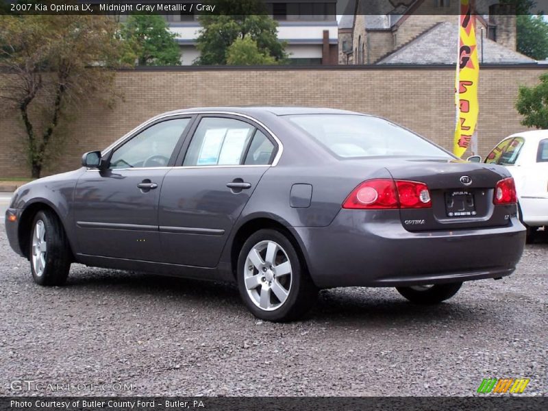 Midnight Gray Metallic / Gray 2007 Kia Optima LX