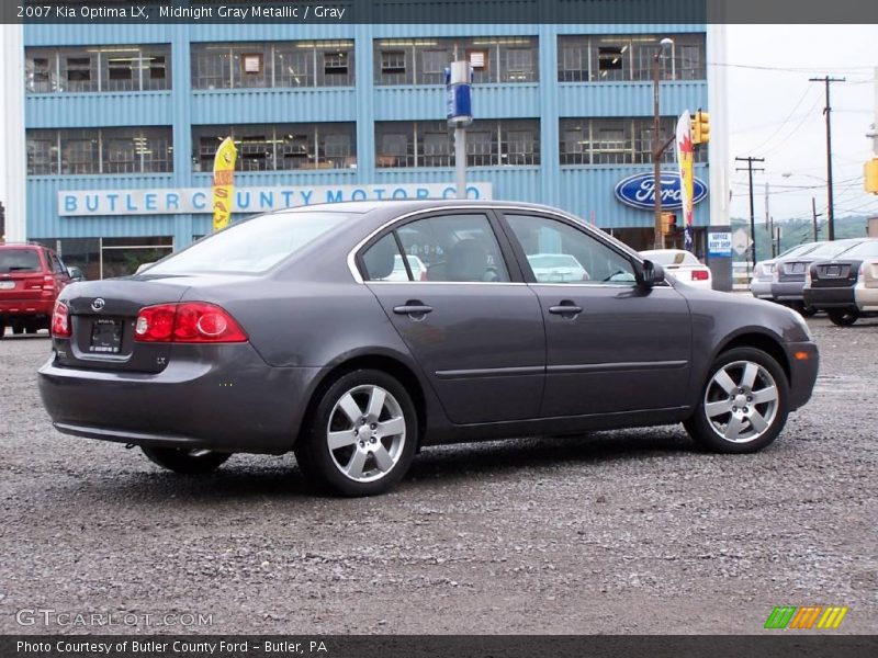 Midnight Gray Metallic / Gray 2007 Kia Optima LX