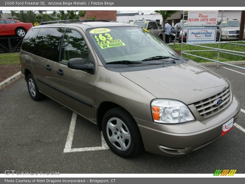 Arizona Beige Metallic / Pebble Beige 2006 Ford Freestar SE