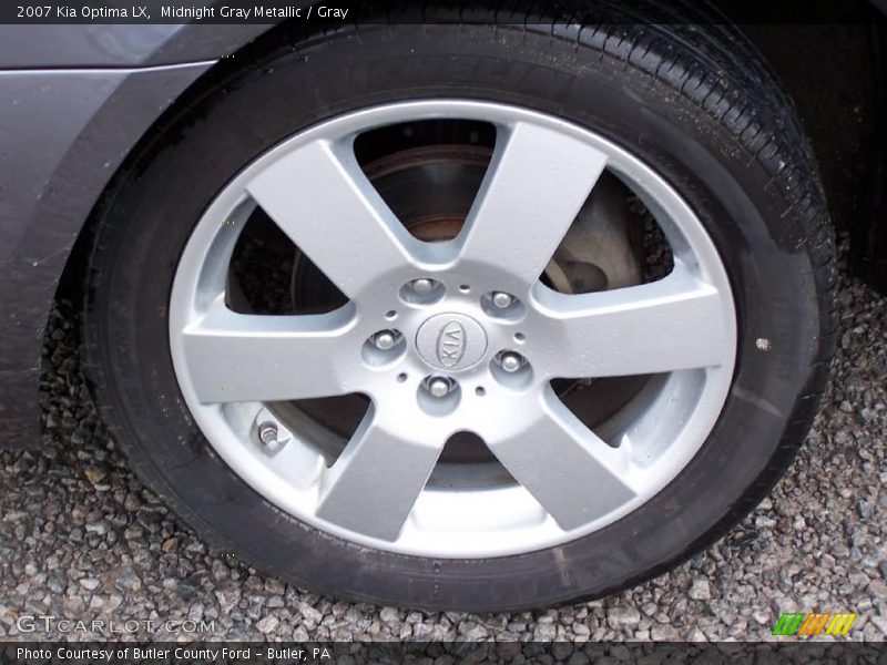 Midnight Gray Metallic / Gray 2007 Kia Optima LX