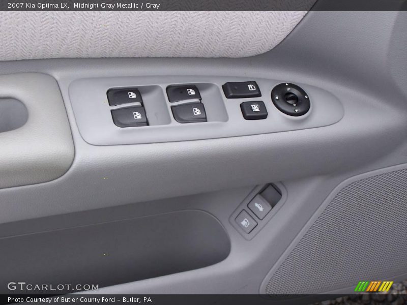 Midnight Gray Metallic / Gray 2007 Kia Optima LX
