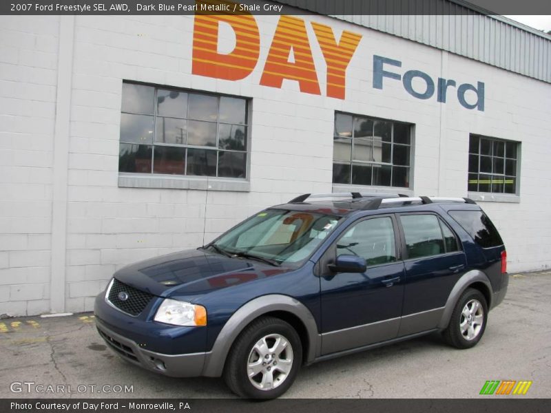 Dark Blue Pearl Metallic / Shale Grey 2007 Ford Freestyle SEL AWD
