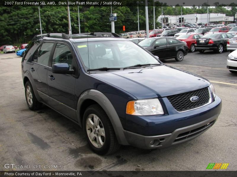 Dark Blue Pearl Metallic / Shale Grey 2007 Ford Freestyle SEL AWD