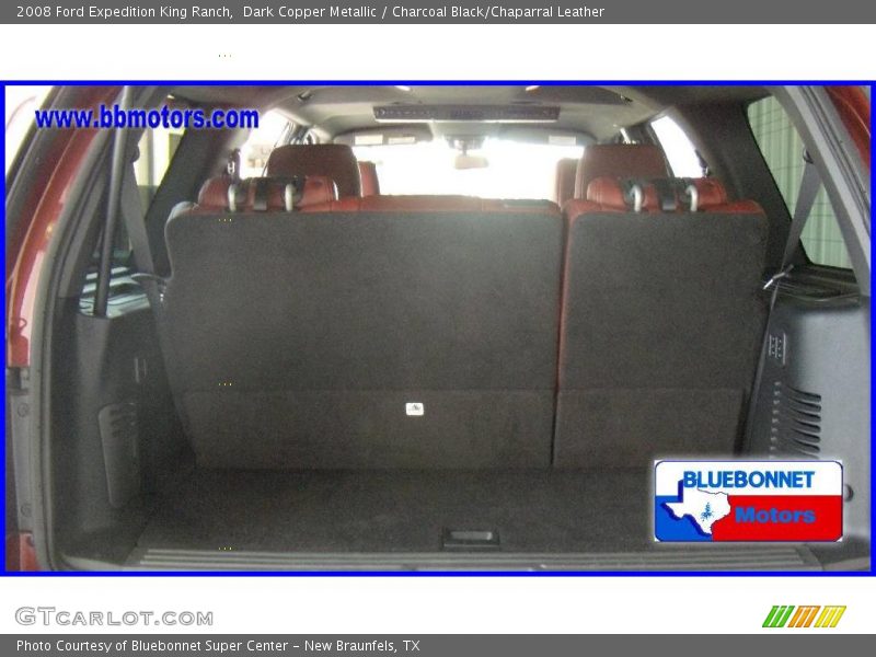 Dark Copper Metallic / Charcoal Black/Chaparral Leather 2008 Ford Expedition King Ranch