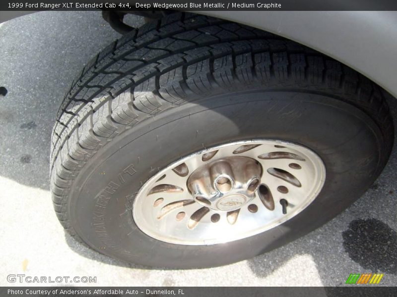 Deep Wedgewood Blue Metallic / Medium Graphite 1999 Ford Ranger XLT Extended Cab 4x4