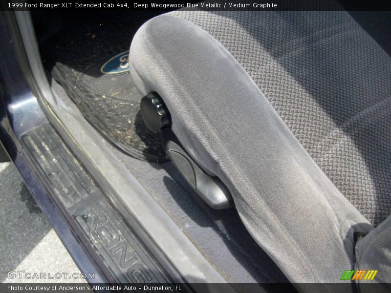 Deep Wedgewood Blue Metallic / Medium Graphite 1999 Ford Ranger XLT Extended Cab 4x4