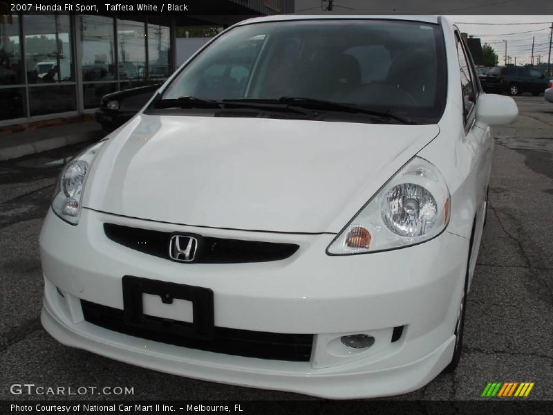 Taffeta White / Black 2007 Honda Fit Sport