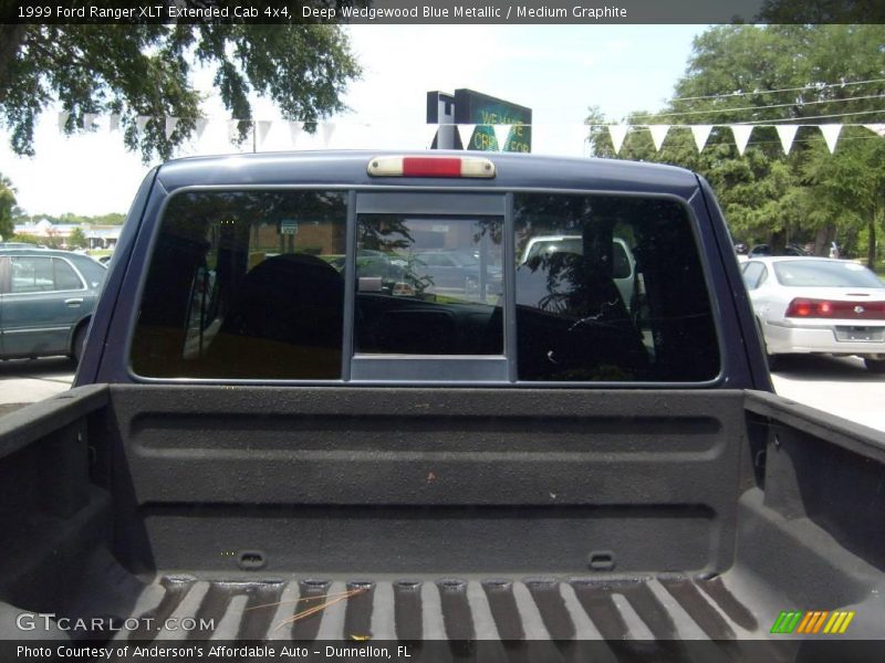 Deep Wedgewood Blue Metallic / Medium Graphite 1999 Ford Ranger XLT Extended Cab 4x4