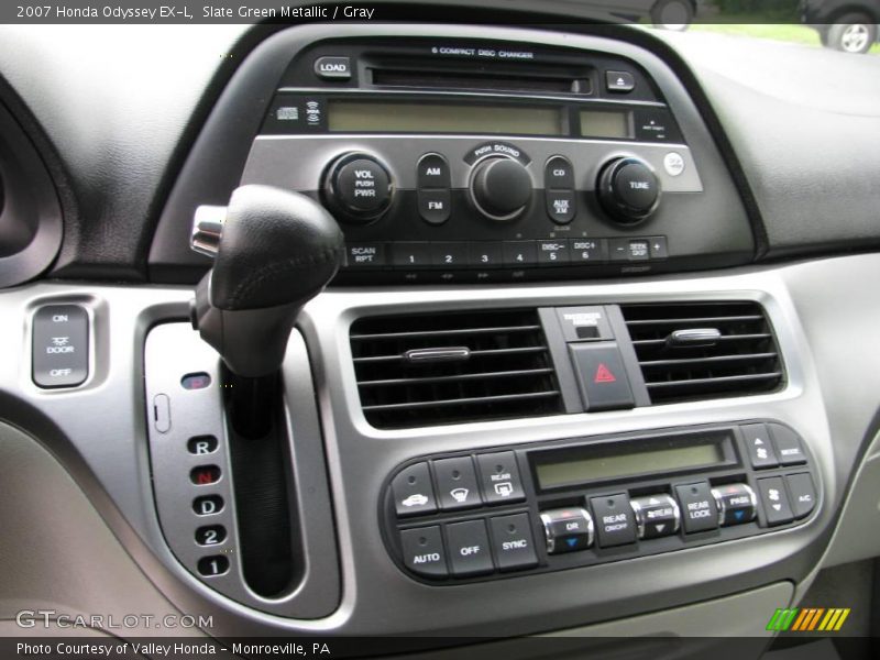 Slate Green Metallic / Gray 2007 Honda Odyssey EX-L