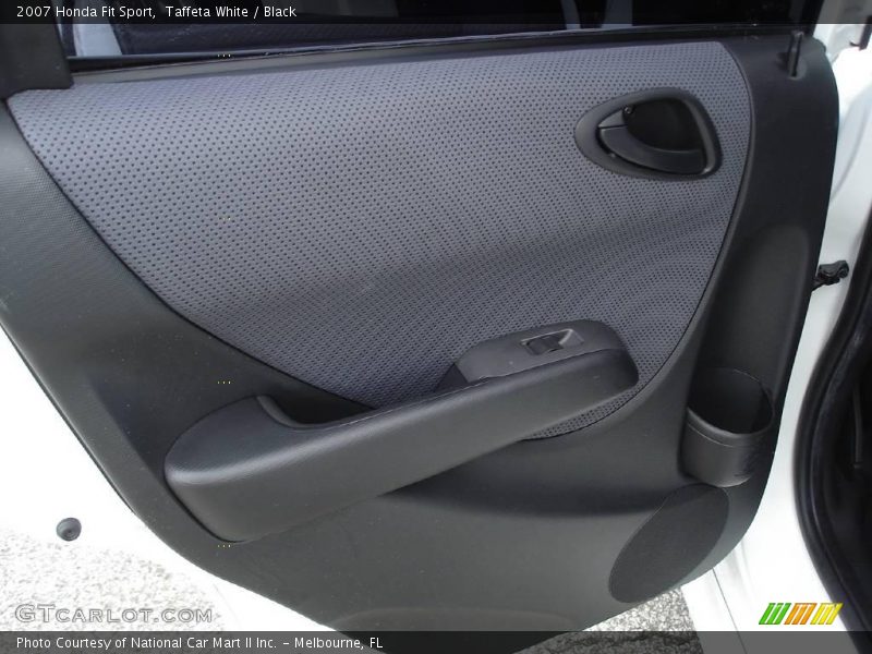 Taffeta White / Black 2007 Honda Fit Sport