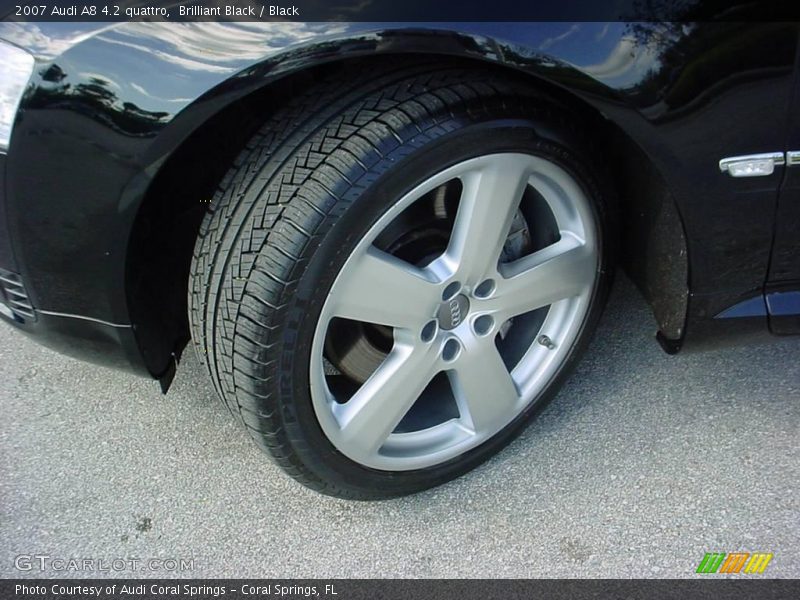 Brilliant Black / Black 2007 Audi A8 4.2 quattro