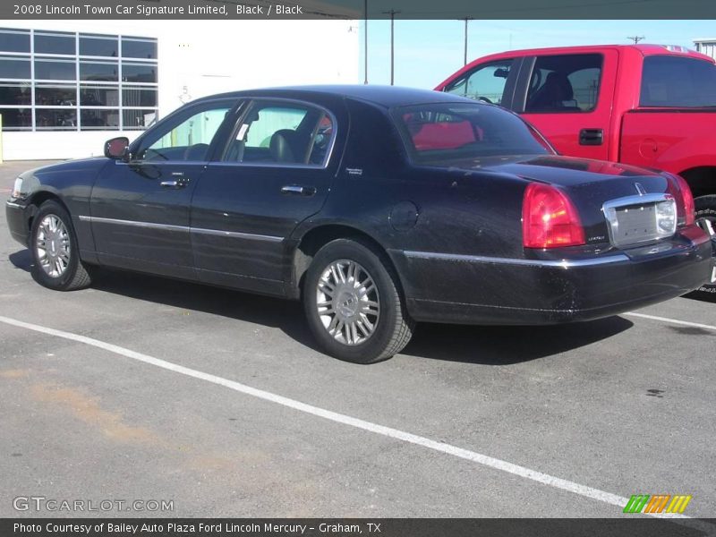Black / Black 2008 Lincoln Town Car Signature Limited