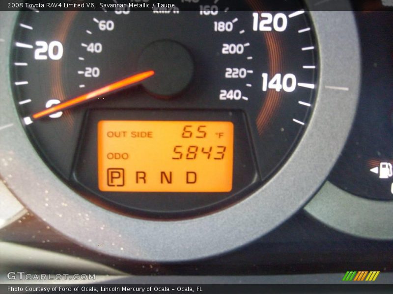 Savannah Metallic / Taupe 2008 Toyota RAV4 Limited V6