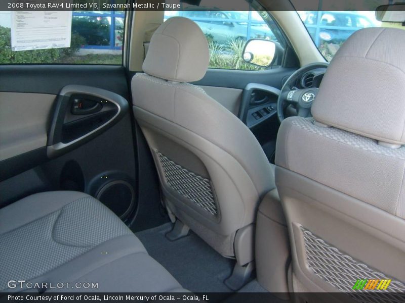 Savannah Metallic / Taupe 2008 Toyota RAV4 Limited V6