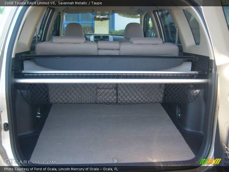 Savannah Metallic / Taupe 2008 Toyota RAV4 Limited V6