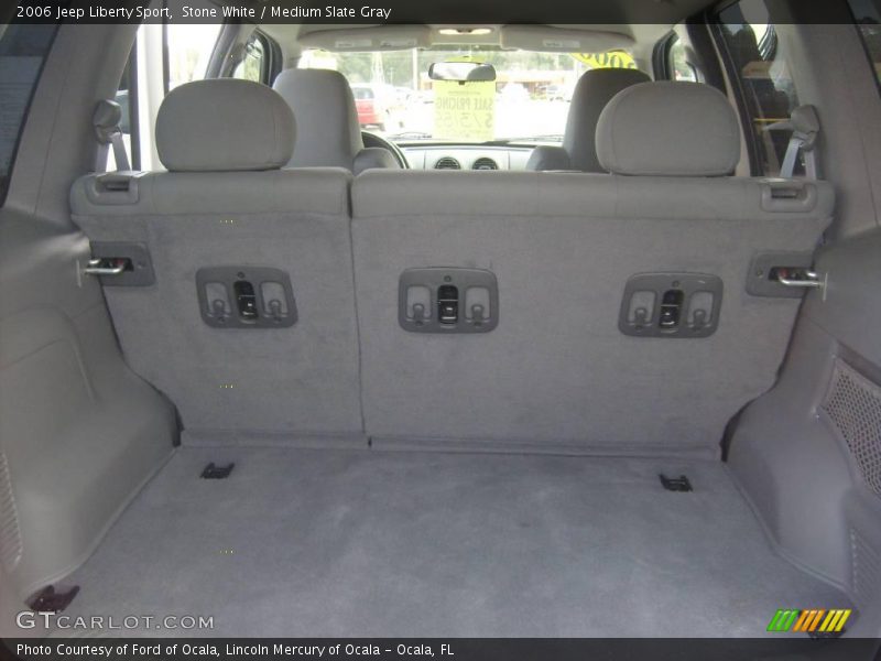 Stone White / Medium Slate Gray 2006 Jeep Liberty Sport