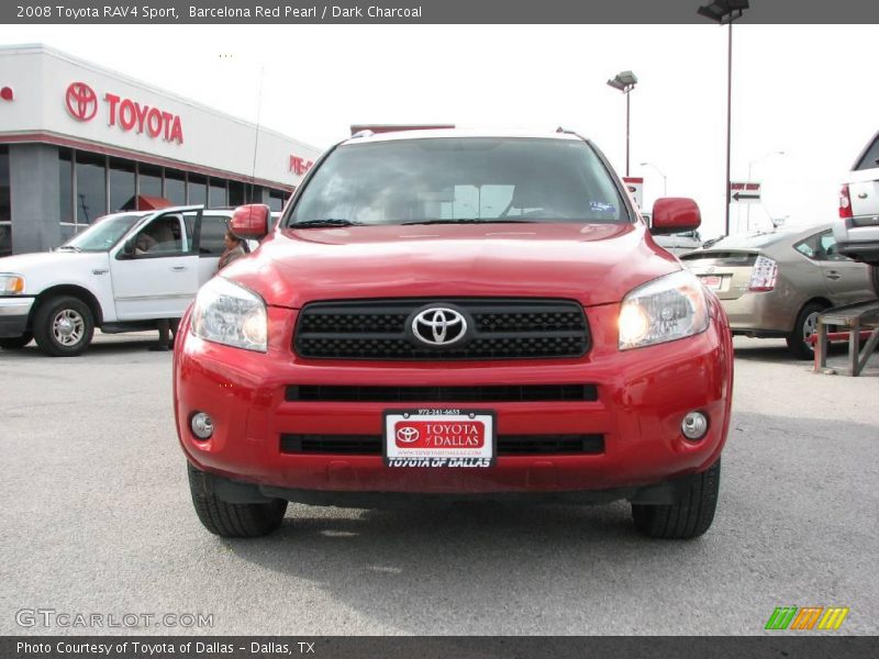 Barcelona Red Pearl / Dark Charcoal 2008 Toyota RAV4 Sport