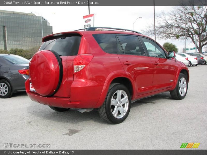 Barcelona Red Pearl / Dark Charcoal 2008 Toyota RAV4 Sport