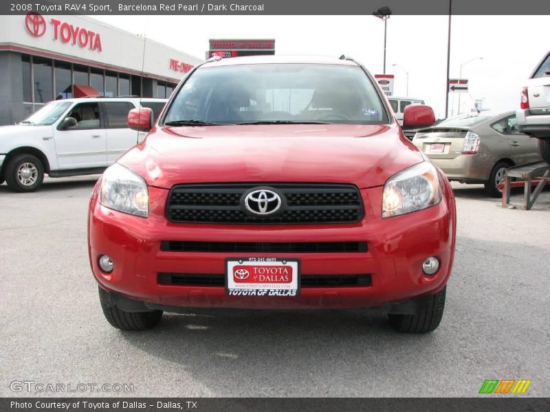 Barcelona Red Pearl / Dark Charcoal 2008 Toyota RAV4 Sport